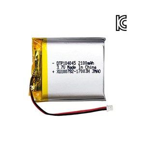 [리튬폴리머] DTP 104045 3.7V 2100mAh, 1개, 1개입