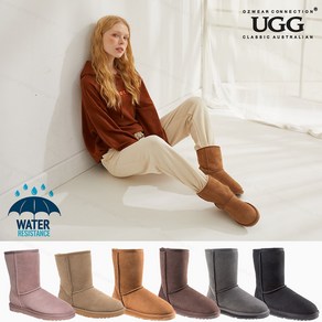 어그부츠 오즈웨어 호주 UGG 클래식 미들 양털 퍼 부츠 OB361