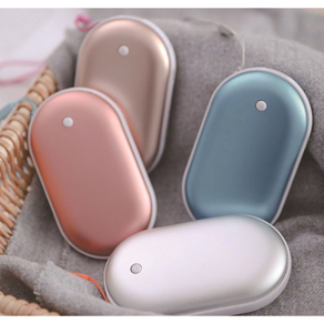 에스에스디몰 [MP-CM02] KC인증 핸드워머 손난로 보조배터리 5200mAh(C타입 충전), 핑크