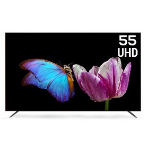 프리토스 55인치 TV 4K UHD 제로베젤 에너지효율1등급