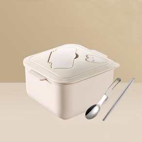 JSY 304스테인리스보온도시락통+수저세트 라면담기+보온가능 휴대폰거치대가능.4가지컬러, 회색 계열, 1개