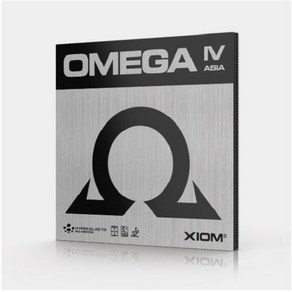 엑시옴 XIOM 탁구러버 오메가4 아시아 OMEGA 4 ASIA, 레드, 1개