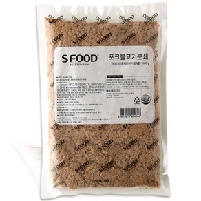 에쓰푸드 포크불고기 분쇄(1kg), 1개, 1kg