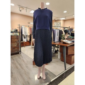 BCBG [올앤선드리] SP블링 니트 베스트OP - A4S1O602 55 [NAVY]