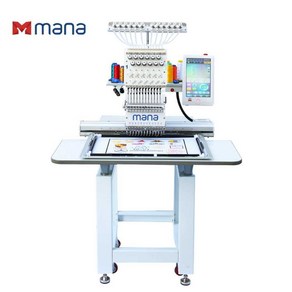 컴퓨터자수기 공업용계 자수 미싱 전용, 싱글헤드 12바늘(35x50cm) 그레이