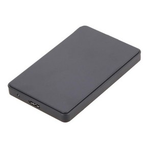 외장 하드 2.5인치 2TB USB 3.0 SATA HD 박스 HDD 디스크 드라이브, 검은 색, 02 Black