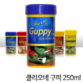 웰컴펫 클리오네 구피 150ml 250ml 사료, 1개