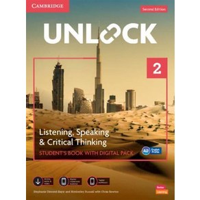 Unlock Level 2 Listening Speaking and Critical Thinking Student's Book with Digital Pack (With...