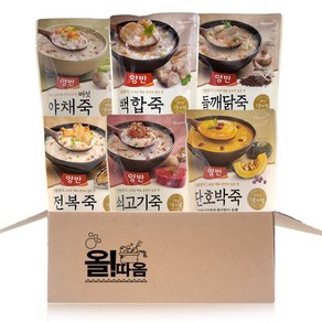 올따옴 간편식 양반 파우치죽 420g 기획세트 3호(전복+쇠고기+단호박+버섯야채+백합죽+들깨닭죽)