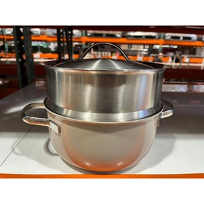 에델코첸 통 3중 냄비 20cm (찜기 포함) Edelkochen SS 3 Ply Pot 20cm with Steame, 1세트