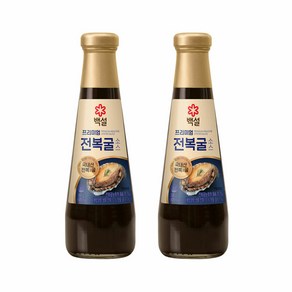 백설 남해 전복 굴소스 350g x2개, 2개