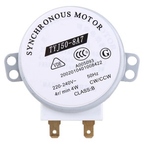 AC 220-240V 4W 6RPM 48mm 공기 송풍기를위한 동기 모터 50/60Hz TYJ50-8A7 트레이, 1개