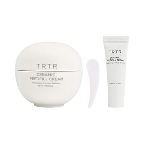 (한정)[ TRTR ] 티르티르 도자기 펩티필 크림 50ml+10ml, 1개