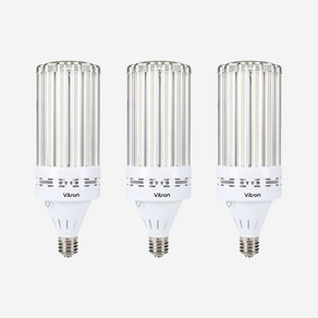 KS 비츠온 LED EL 투명 100W 콘램프 E39, 3개