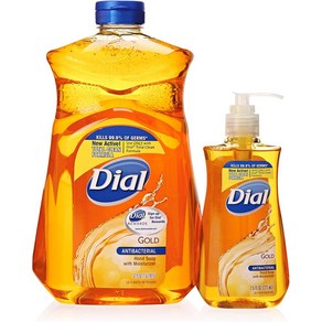 Dial Gold Antibacteial Liquid Soap 다이얼 골드 액체 솝 펌프 보틀 앤 리필 221ml, 1개