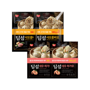 동원 딤섬 샤오롱바오 390g x 4봉+새우하가우 300g x 4봉