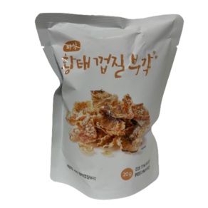 전주 수제 찹쌀 김부각 수정이네 눈꽃김스낵(30g) 눈꽃김부각(25g 100g) 7종, [옵션4]황태껍질부각20g, 1개, 20g