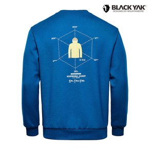 블랙야크 [ BLACK YAK ] 24년 가을 신상품!!편하게 착용 가능한 긴팔 약기모 맨투맨 티셔츠 공용 메모리얼 맨투맨 BL 24TSF