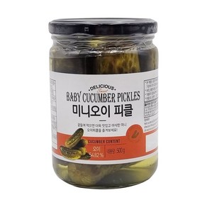 딜리셔스 미니오이 피클 500g, 1개