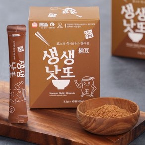 [KT알파쇼핑][청보마을] 프리미엄 발효 생생낫또(백태) 3.5g x 60포 / 2박스, 105g, 2개