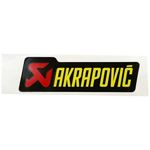 [AKRAPOVIC] 아크라포빅 머플러 알루미늄 내열 스티커 P-HST6AL (120 x 35 mm), 1개