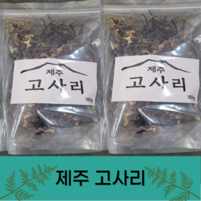 OMMANI 제주 건고사리 국산 말린 고사리 나물 햇고사리 제주도, 1개, 100g x 1개