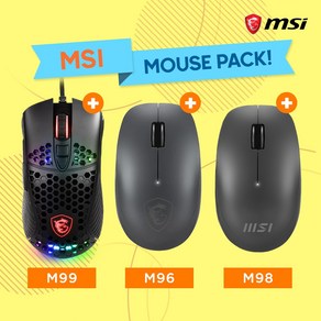 MSI 마우스 M99/M98/M96 게이밍마우스/블루투스마우스/무선마우스, 블루투스마우스 M98