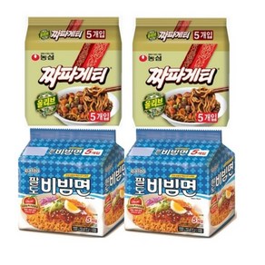 팔도비빔면130g*10개+농심짜파게티 140g*10개