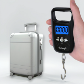 여행용 손저울 캐리어 무게 측정 수하물 휴대용 저울 50kg Hand scale Luggage weight