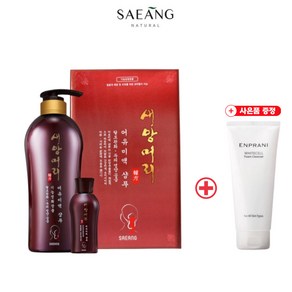 새앙머리 비오틴 함유 탈모방지 한방샴푸 어유미액 500ml+60ml + 폼클렌징, 1개