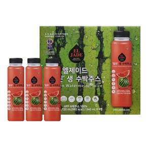 무료배송!! (아이스박스 포장발송) 코스트코 엘제이드 얼린 생 수박주스 340ML, 8개, 350ml