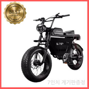 DEEPOWER 자토바이 전기자전거 팻바이크 출퇴근 bike 48v 500w, 불랙, 알루미늄