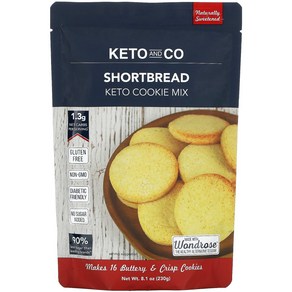 Keto and Co Keto Cookie Mix Shortbread 8.1 oz (230 g) 1팩