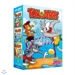 톰과 제리 3종 풀 패키지 HD 업그레이드 TOM AND JERRY 1-3, 3CD