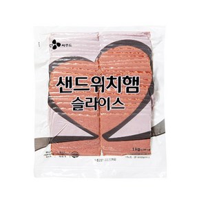 (냉장)CJ씨푸드 샌드위치슬라이스햄 1kg, 1개