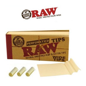 연초맛을 그데로 전달 하는 종이필터 Raw Filte Tip 50pc, 1개