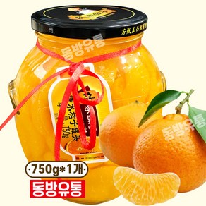 동방유통 중국 림가푸즈 감귤병조림 과일병조림 750g 1개