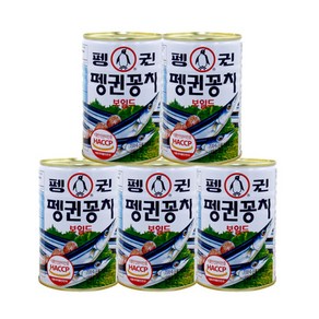 펭귄 꽁치 400g 5개