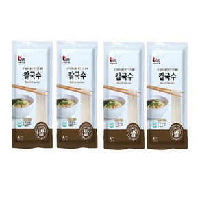 쌀95% 글루텐프리 쌀칼국수/ 무방부제 무첨가제 무설탕//쌀칼국수 500g, 4개