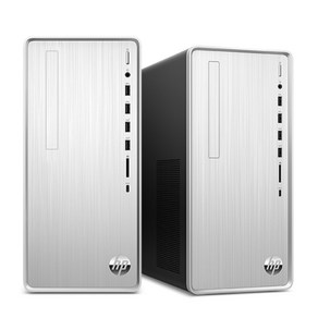 HP Pavilion TP01-2022KL 데스크탑 사무용 가성비 PC, 실버 / 블랙, 256GB, 8GB, Fee DOS