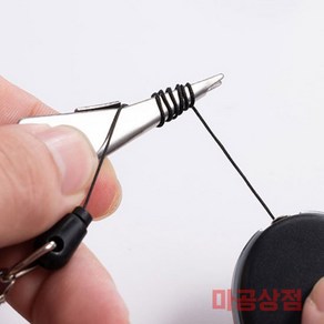 마공상점 낚시줄 매듭기 스프링제작 다용도걸이 S자고리소형, 1개