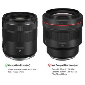 캐논 RF 85mm F2 매크로 IS STM 렌즈용 총검 카메라 후드 ET77 EOS R Ra R5C R3 R6 II RP R8 R7 C70 호환, 1개