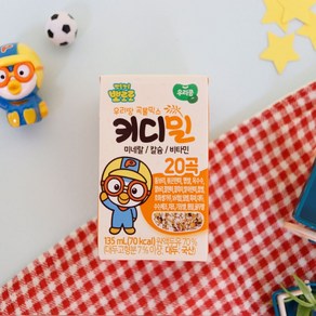 태양생활건강 뽀로로 키디밀 아기두유, 135ml, 24개