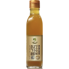 장수텃밭 통참깨로 압착한 옛날 참기름 180ml, 1개