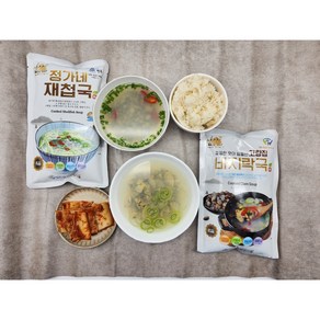 정가네재첩국3+바지락국3(500g)(국내산100%), 6개, 500g