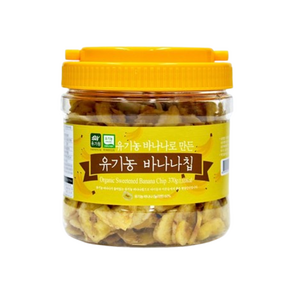 유기농 바나나칩, 370g, 1개