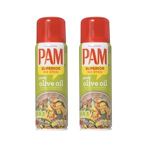 팸 올리브유 141g 엑스트라버진 올리브오일 2개 세트 / Pam No-Stick Cooking Spay 141g. Pack of 2