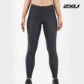 [2XU] 여성 프린트 미드라이즈 컴프레션 레깅스_XULD268DGY