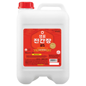 [샘표] 대용량 진간장 금S, 15L, 1개