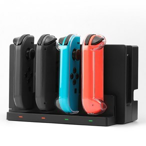 아리스노보 GuliKit 닌텐도 스위치용 JOYCON 충전 스탠드, NS25, 1개